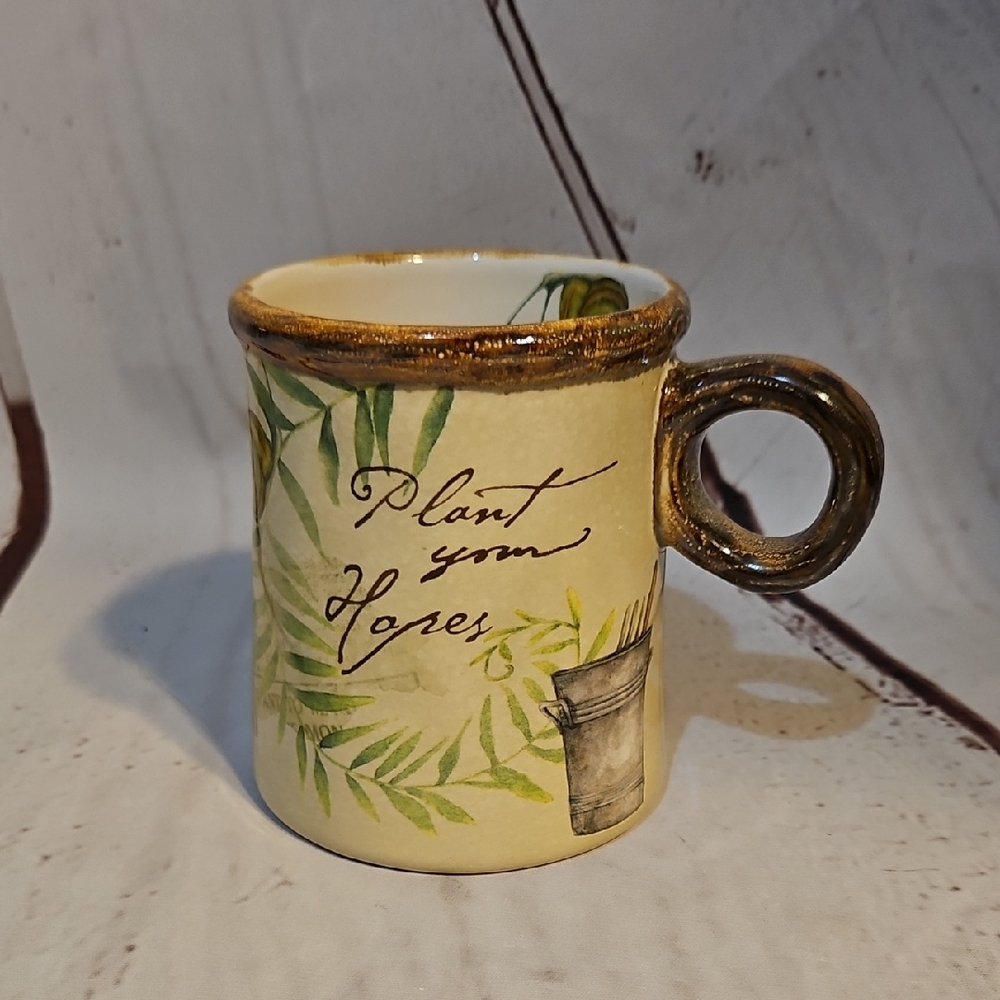 Botanical Garden Mug Plant Your Hopes Cottagecore Coffee Tea Cup